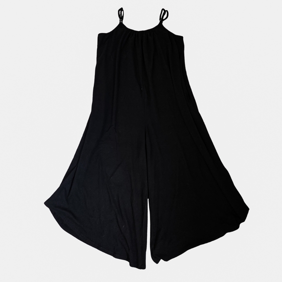 Firefly Black Baggy Romper | Size Large | Wide-Leg Jumpsuit - Picture 2 of 4